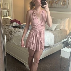 Multi tie dress from a boutique size small